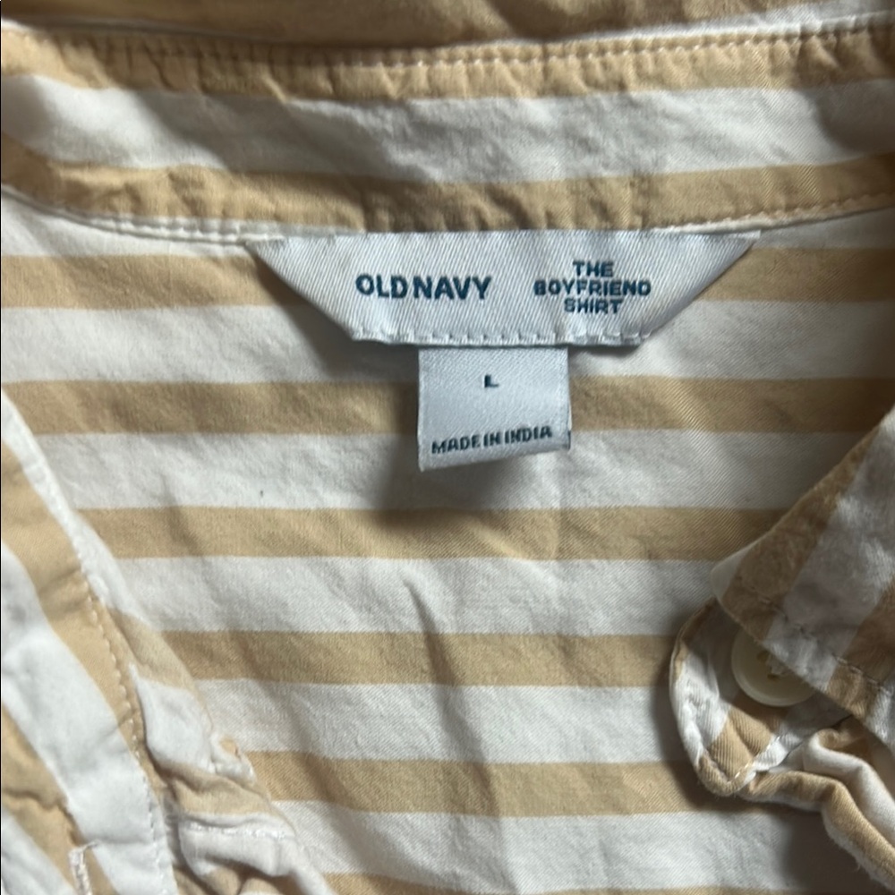 Striped Button-Up Shirt - Picture 2 of 3